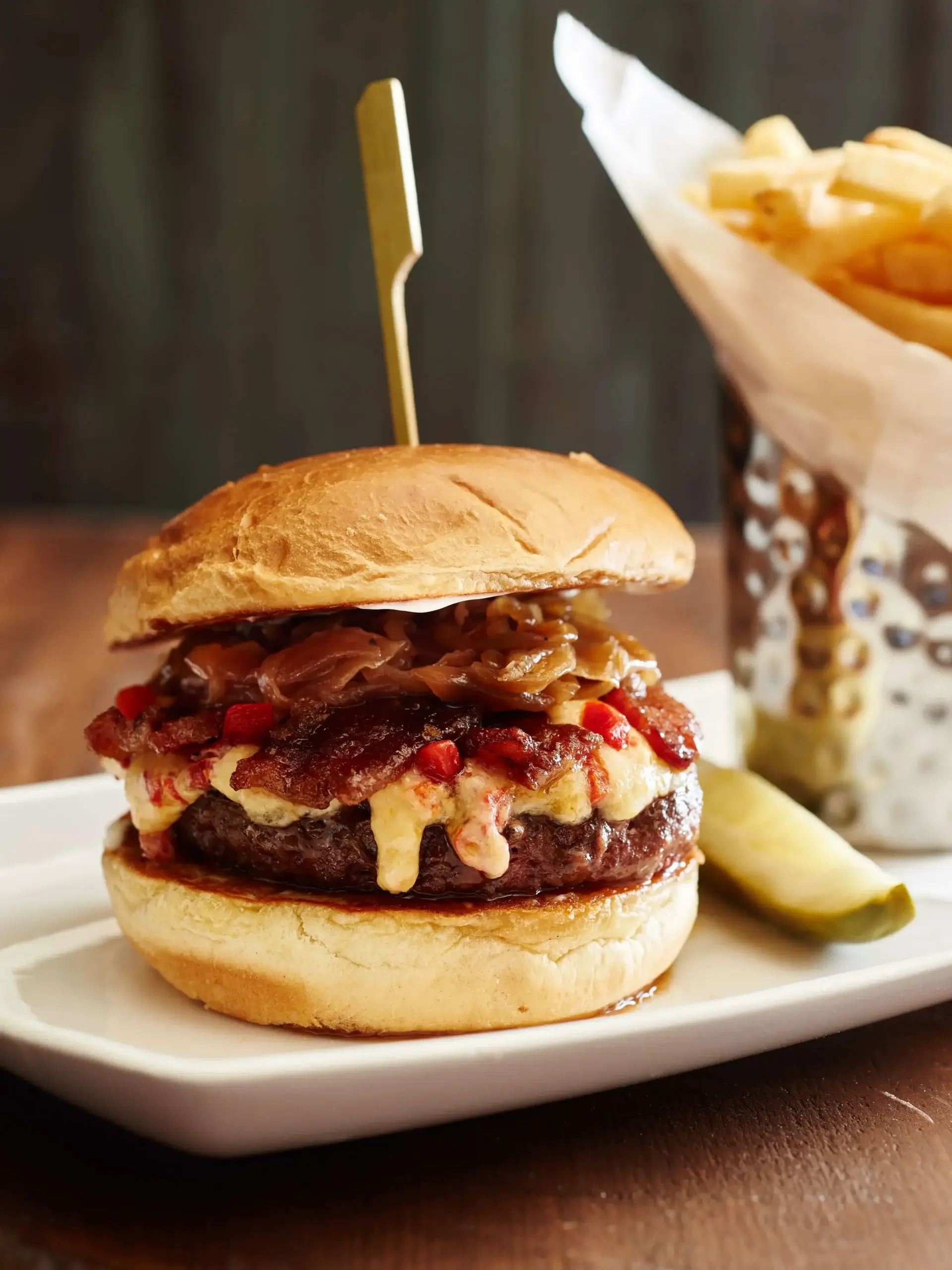 1 -Title Photo- PIMIENTO CHEESE BACON BURGER
