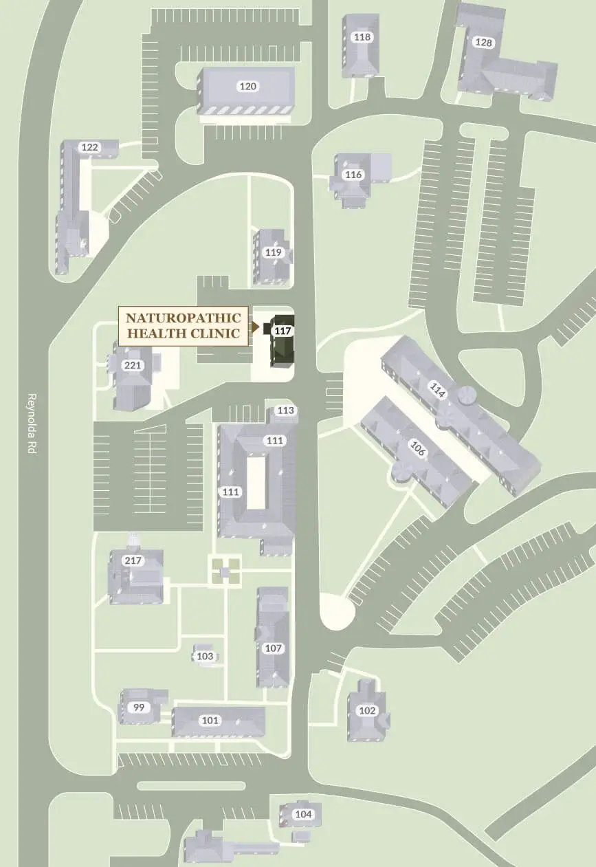Naturopathic Health Clinic on Reynolda Village Map